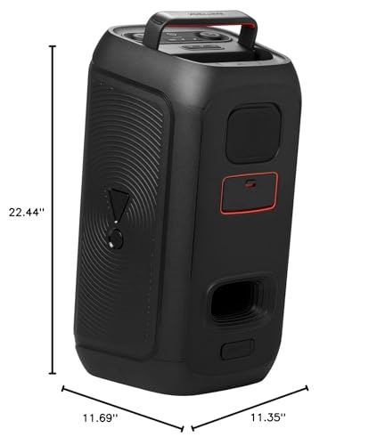 JBL PartyBox Club 120 - Portable Party Speaker with Foldable Handle, Powerful JBL Pro Sound, Futuristic lightshow, Up to 12 Hours of Play time