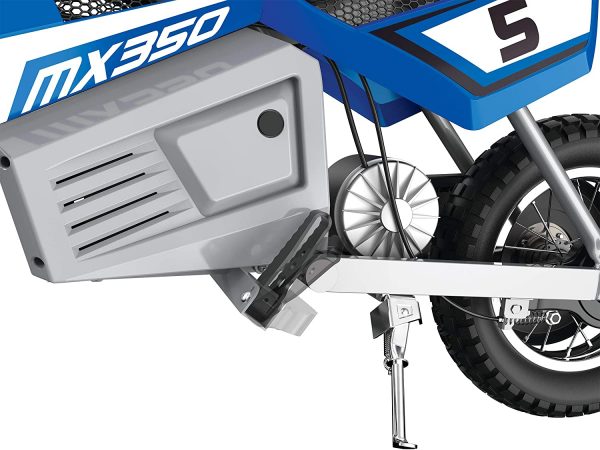 MX350 Dirt Rocket Electric Motocross Off-road Bike for Age 13+, Up to 30 Minutes Continuous Ride Time, 12&Prime; Air-filled Tires