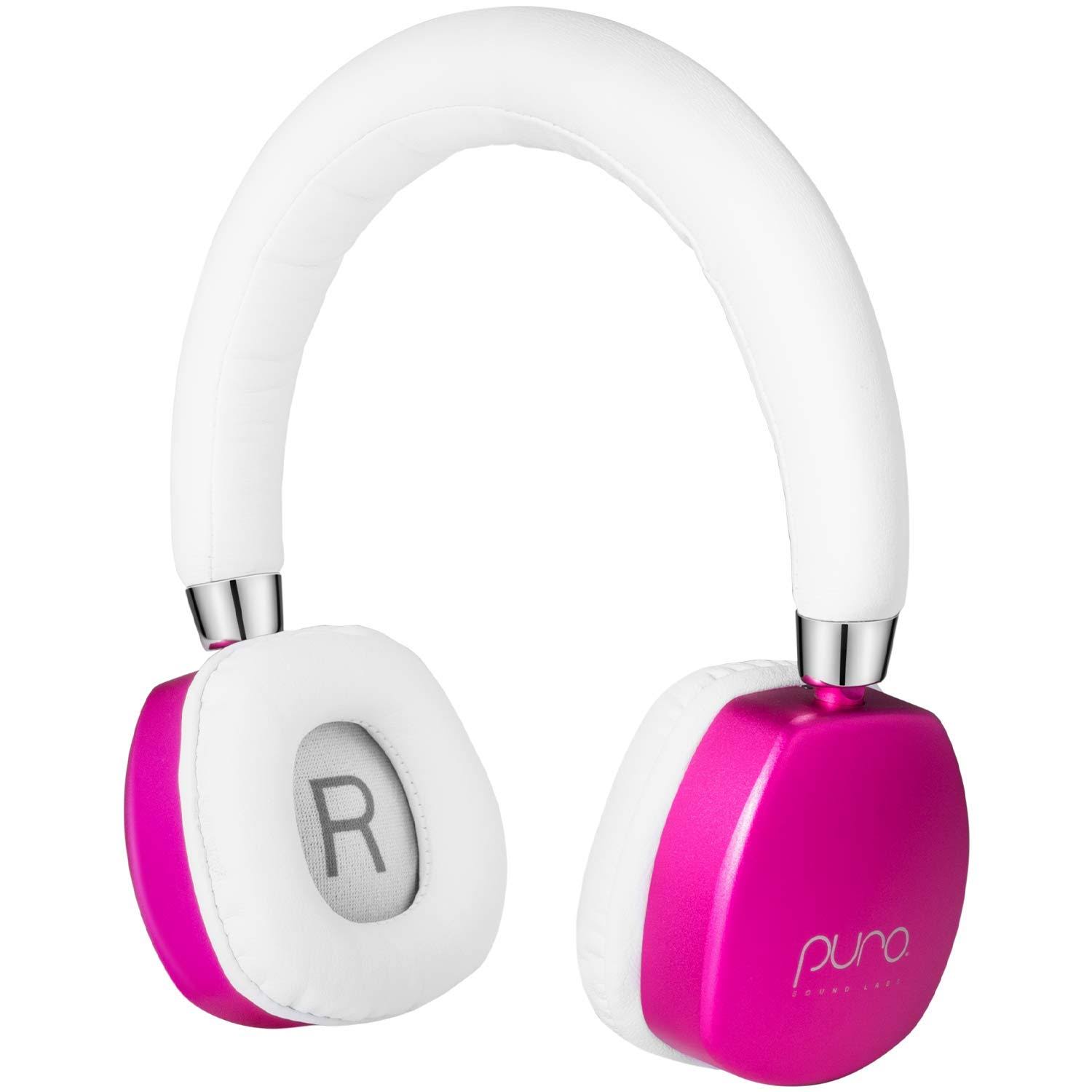 PuroQuiet Over-Ear Active Noise Cancelling Headphones (Pink)