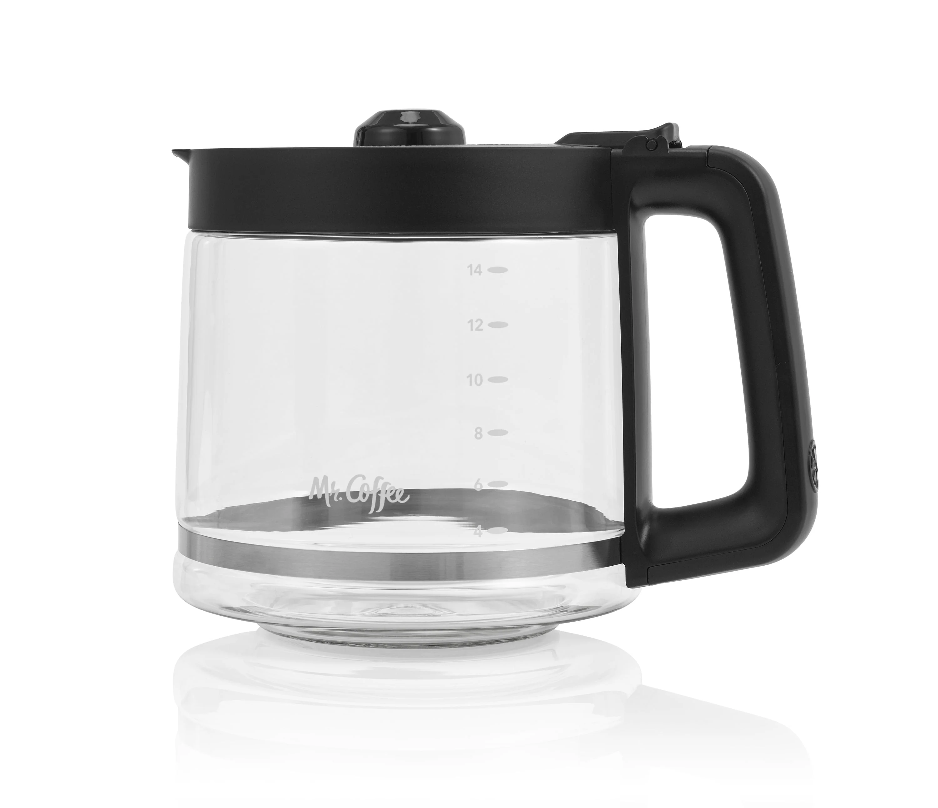 Mr. Coffee? 14 Cup Programmable Coffee Maker, Dark Stainless Steel