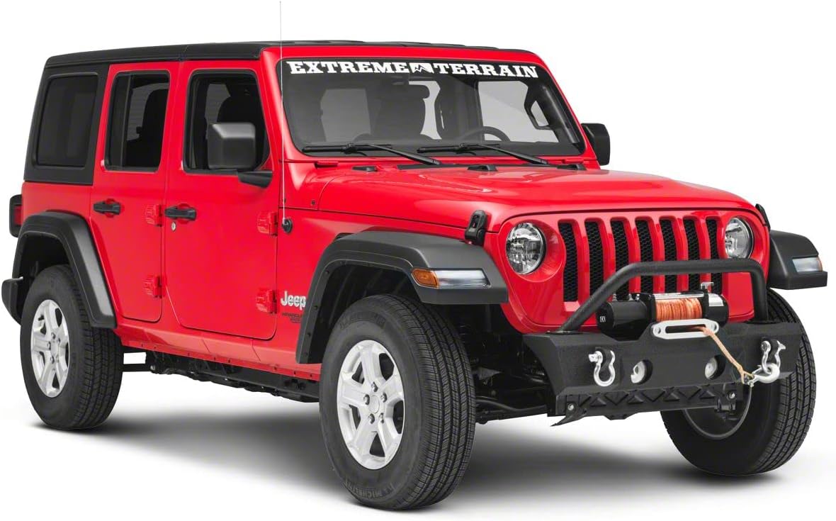 Zotoyi Redrock Attack Stubby Winch Front Bumper Compatible with 18-22 Jeep Wrangler JL