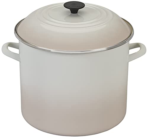 Le Creuset Enamel on Steel Stockpot, 10 qt., Olive