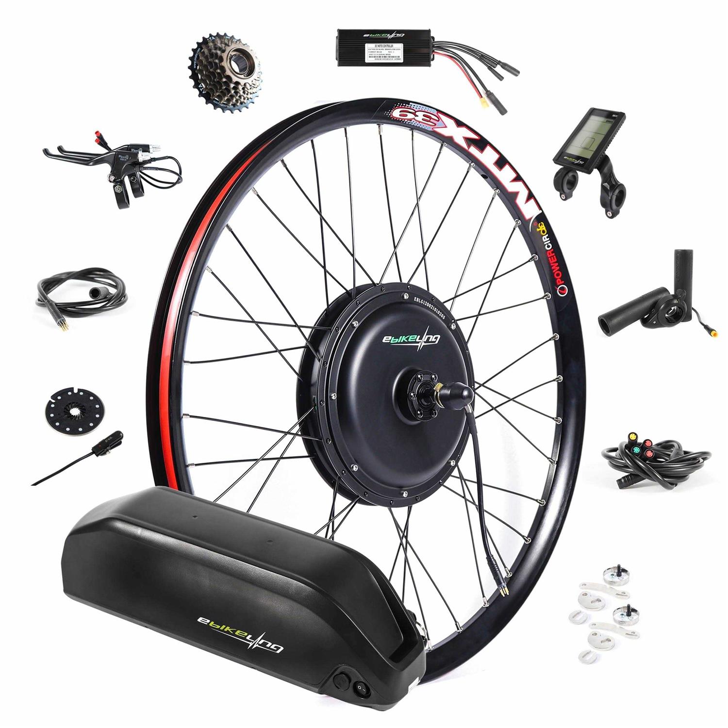 eBikeling Waterproof Ebike Conversion Kit For Electric Bike Front - Sports Supplies Online Store