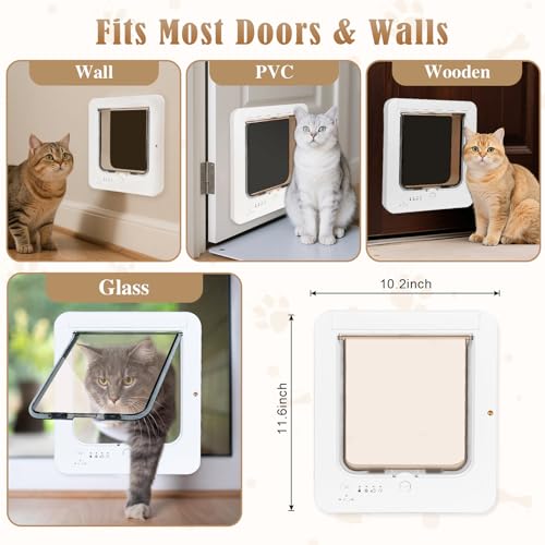 Smart Cat Door for Interior & Exterior