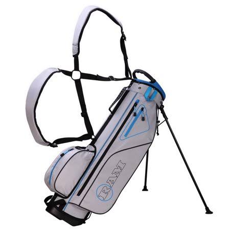 Ram Golf Lightweight Stand Carry/Sunday Bag, Grey