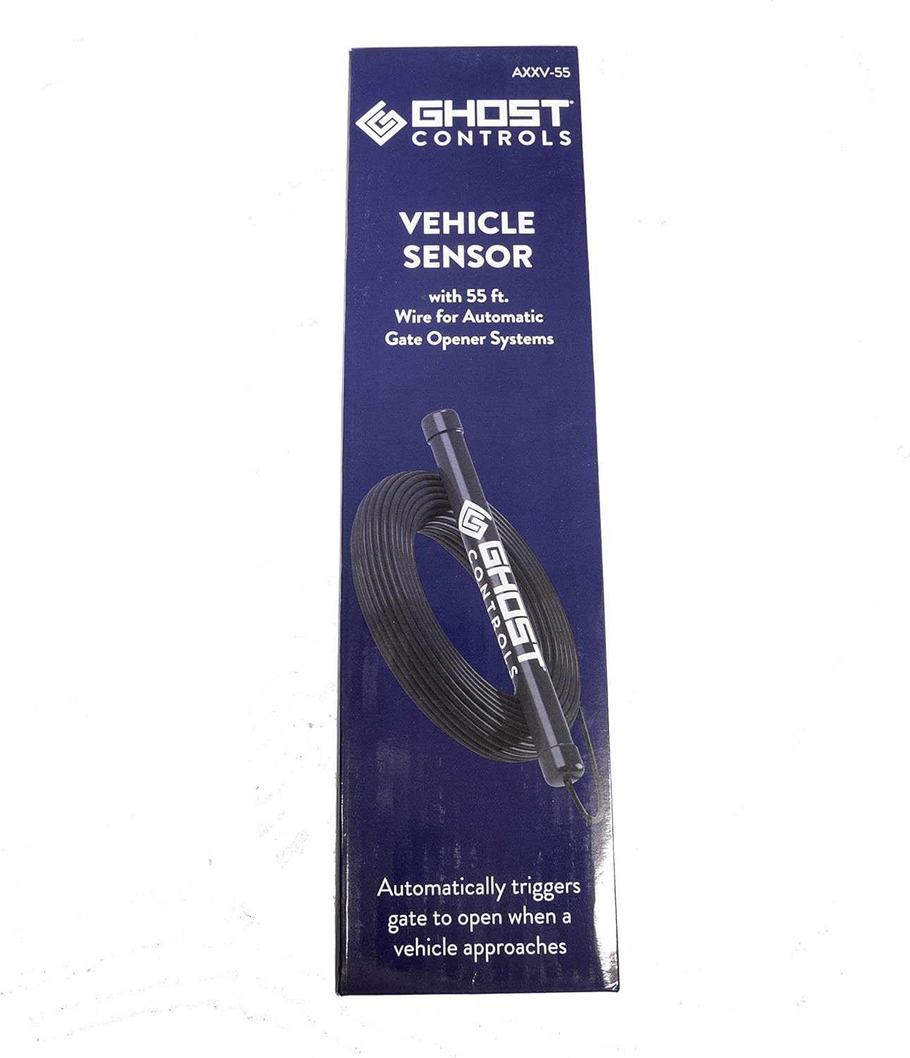Ghost Controls AXXV Wired Vehicle Sensor with 55 ft. Cable for Automatic Gate Opener Systems