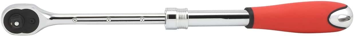 NEIKO 03069A 3/4 Inch Drive Extendable Ratchet Handle | 24 Tooth Reversible w/ Quick Release Feature | 24 to 39-3/4” Lengths