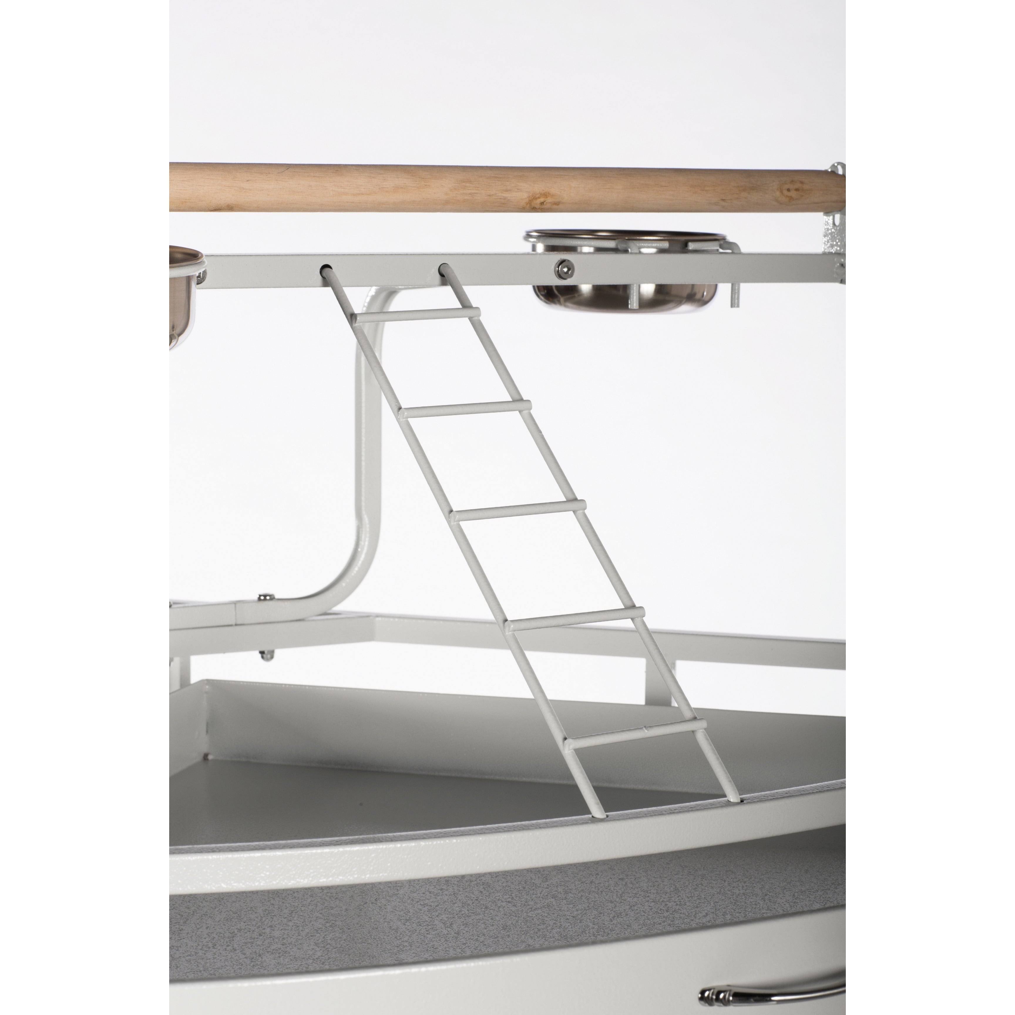 Prevue Hendryx White Corner Parrot Cage