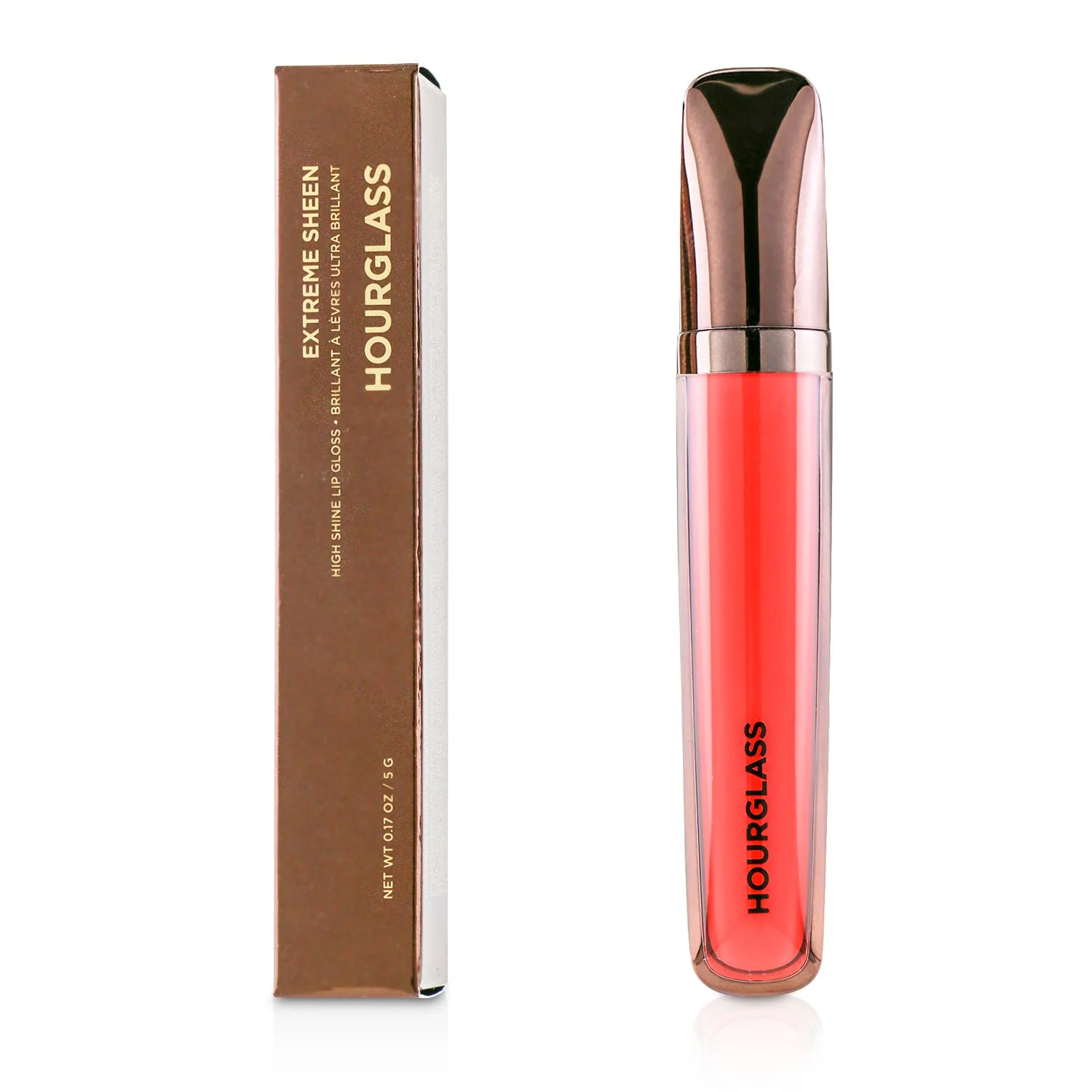 HourGlass Extreme Sheen High Shine Lip Gloss - # Ignite (Metallic Rose Gold)  5g/0.17oz