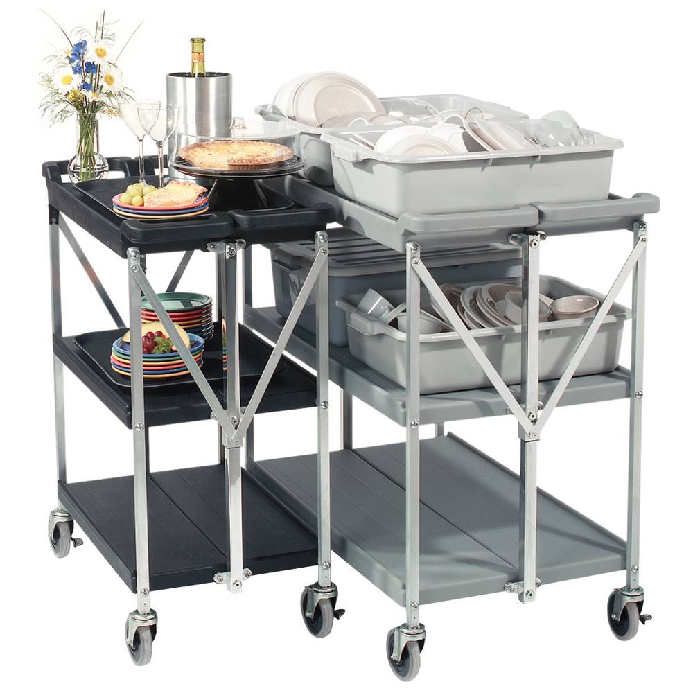 Carlisle SBC203123 Fold &n Go Large Gray Cart