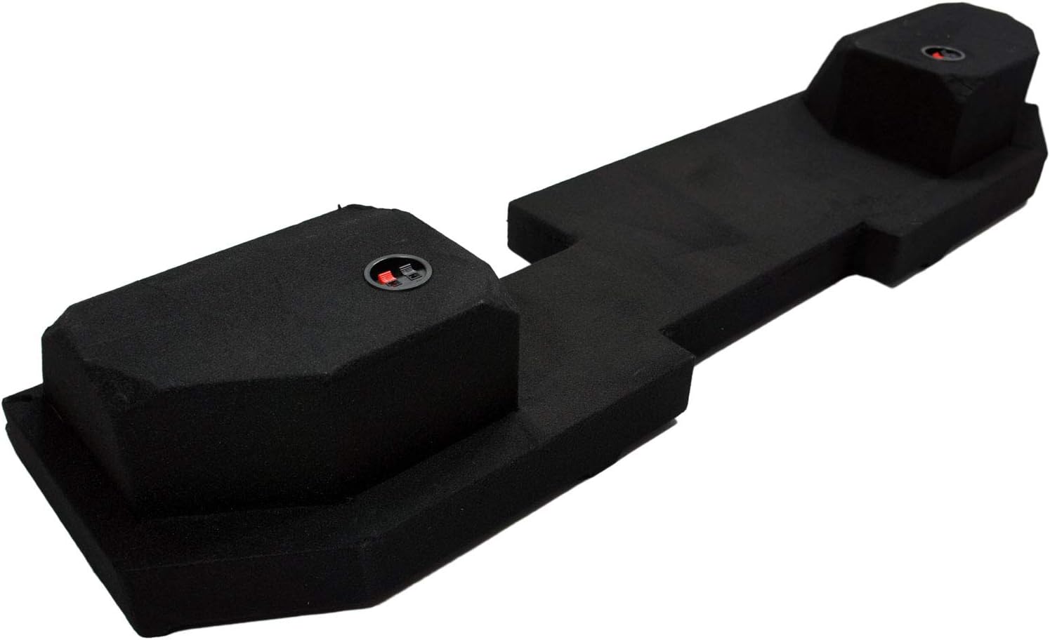 ASC Compatible with 2002-12 Dodge Ram Quad/Crew Cab Truck DTB-2X12-QUAD-UP Dual 12 Subwoofer Box Enclosure