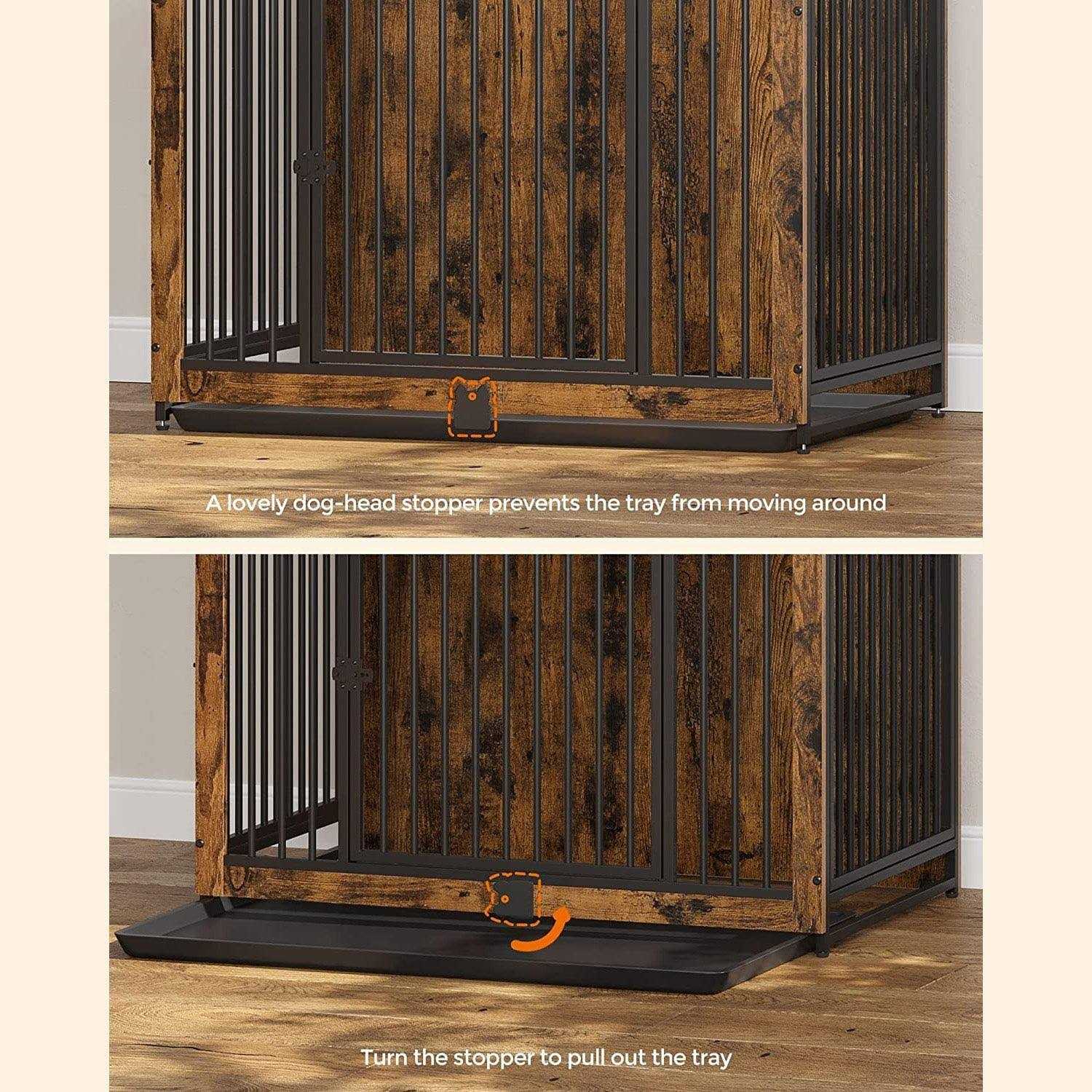 Feandrea Dog Crate Furniture Dog Kennel for Medium Dogs up to 70 lb - Pet Supplies online store