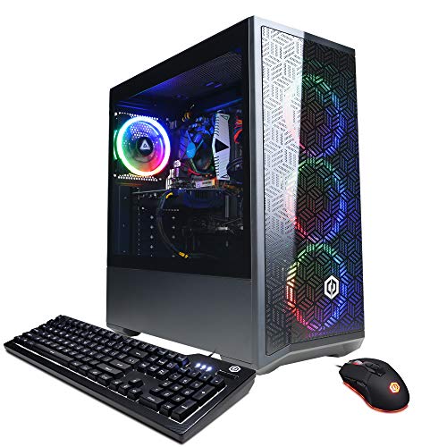 CYBERPOWERPC Gamer Xtreme VR Gaming PC, Intel Core i5-11400F 2.6GHz, 8GB DDR4, GeForce RTX 2060 6GB, 500GB NVMe SSD