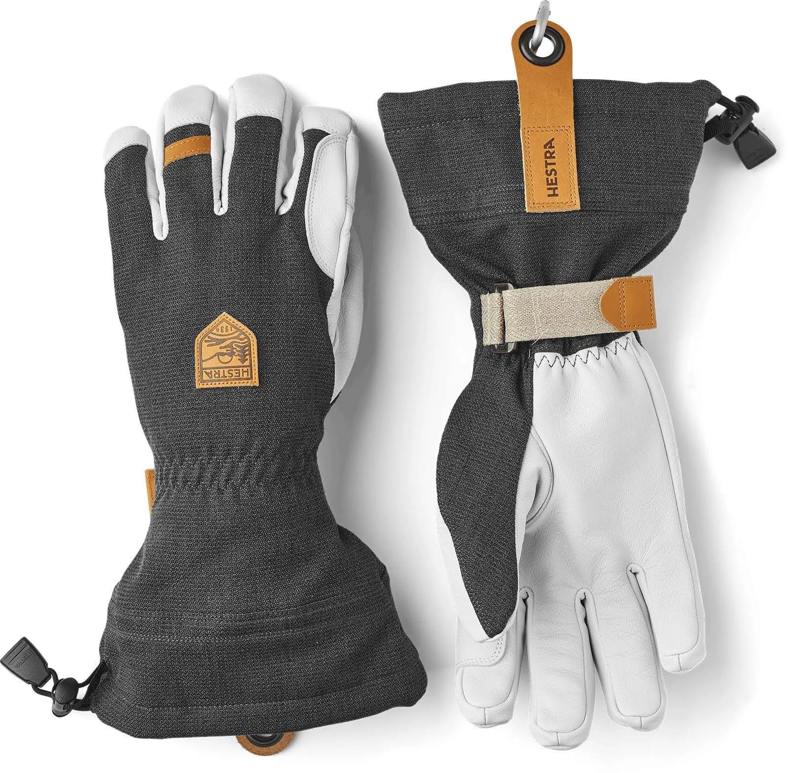 Hestra Army Leather Patrol Gauntlet Glove Charcoal / 11