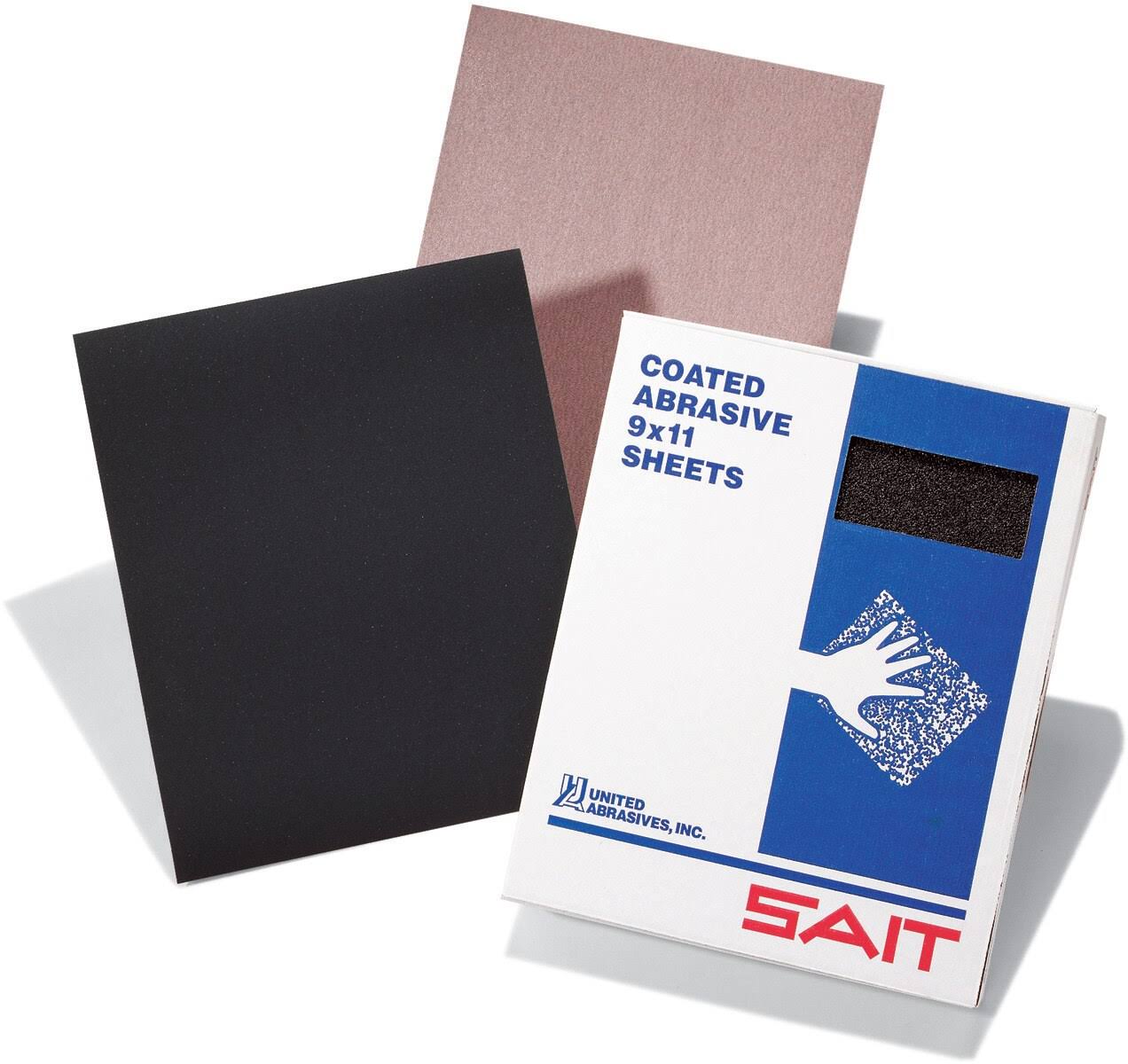 United Abrasives-Sait 84285 Paper Sheets,AlumOxide,4S,120X,100PK