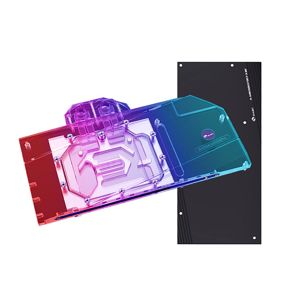 Bykski Copper GPU Water Cooling Block GPU Waterblock Graphics Card Water Cooling Block for ASROCK Radeon 6900XT OC Formula 16G (12V RGB Aura Effect