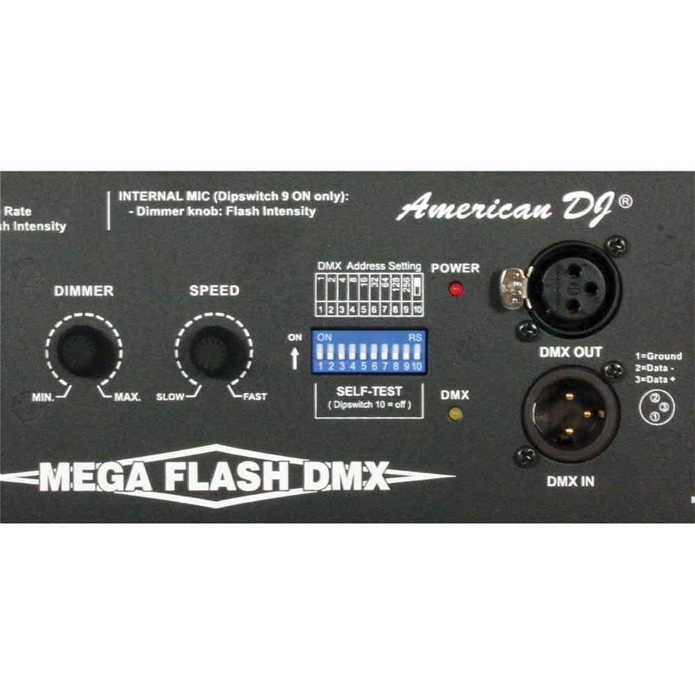 American DJ DMX Mega Flash High Power Strobe Light