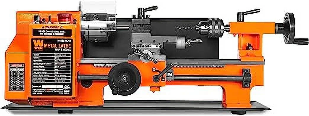 WEN 7-by 12-Inch Benchtop Metal Lathe, Variable Speed, Two Direction - Radiant Selections