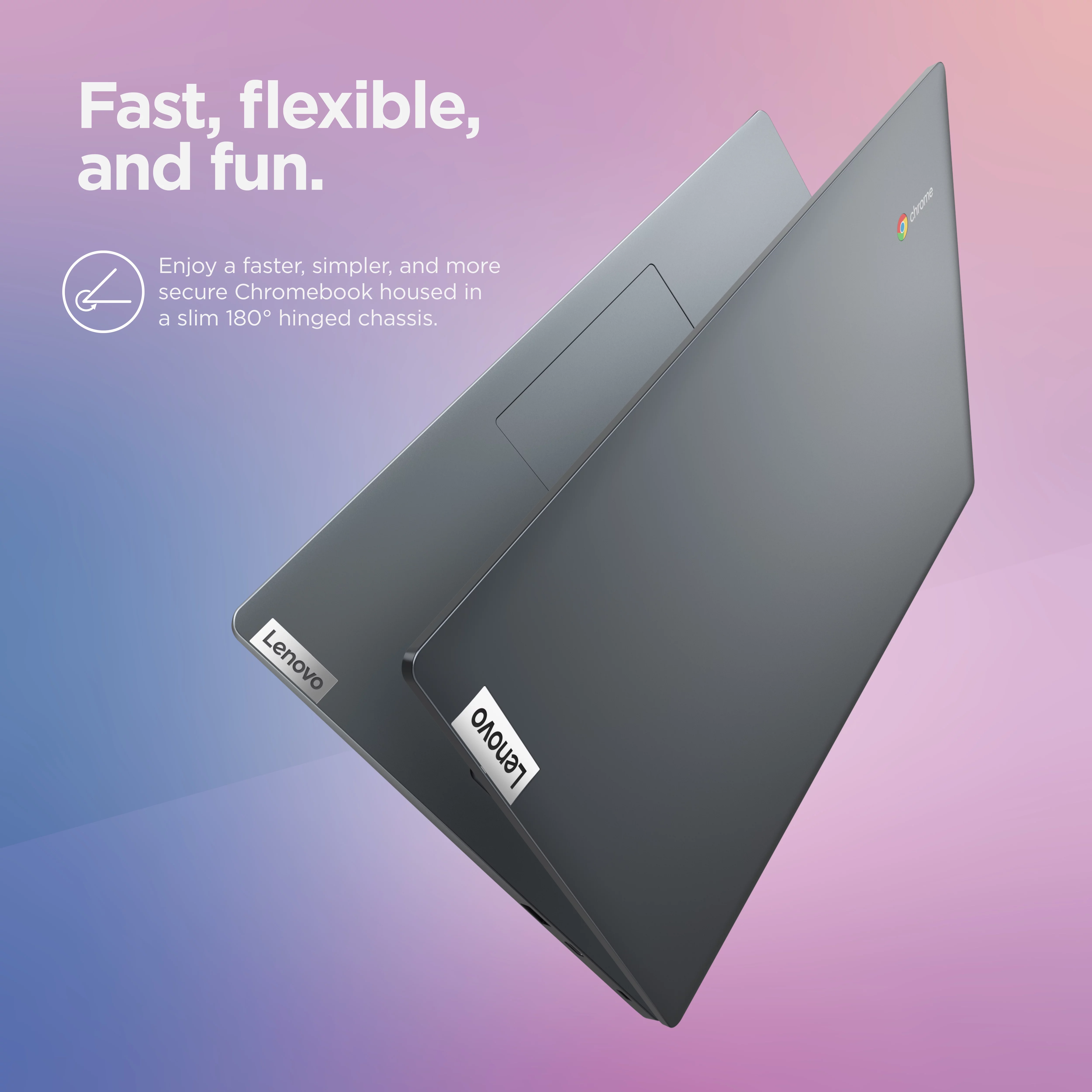 Lenovo ChromeBook 3 14" with Headset Bundle, Celeron N4020, 4G RAM, 64G eMMC, Chrome OS, Abyss Blue, 82C1002AUS
