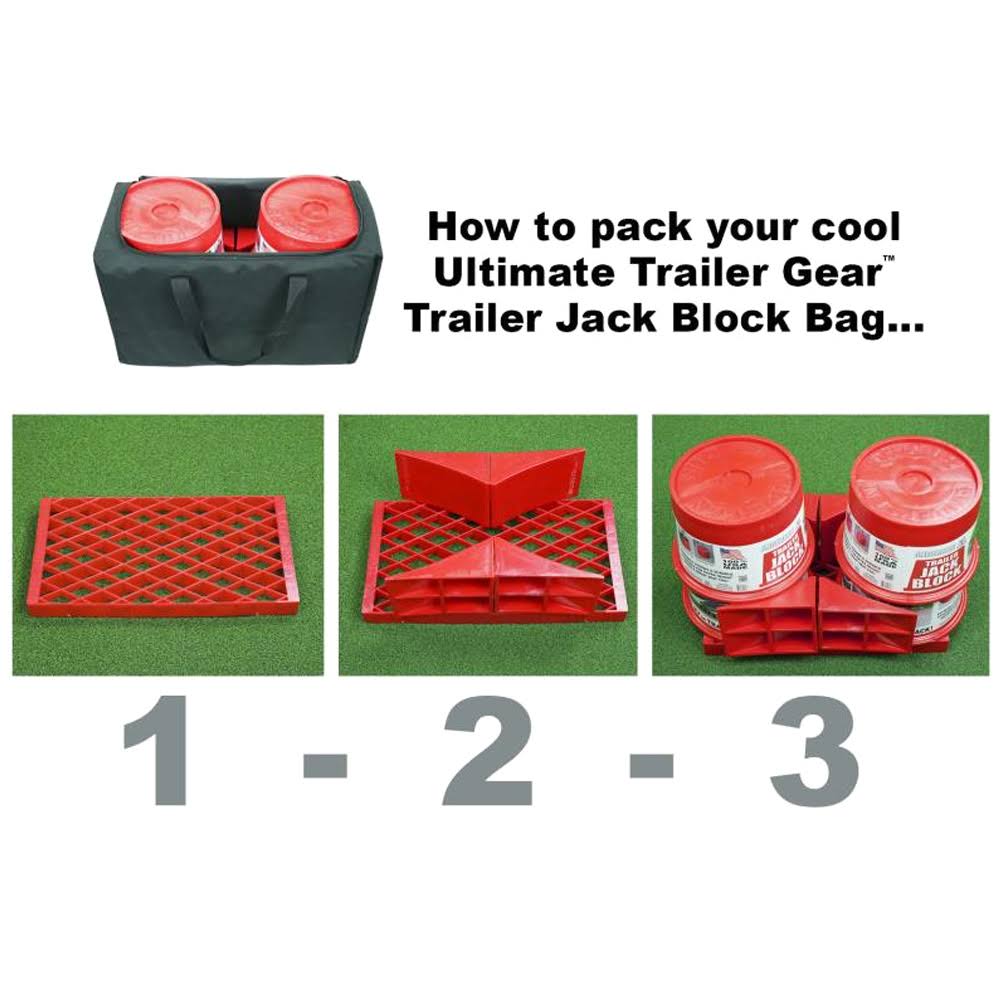 Andersen Manufacturing 3602-S Ultimate Trailer Jack Block Bag - 9