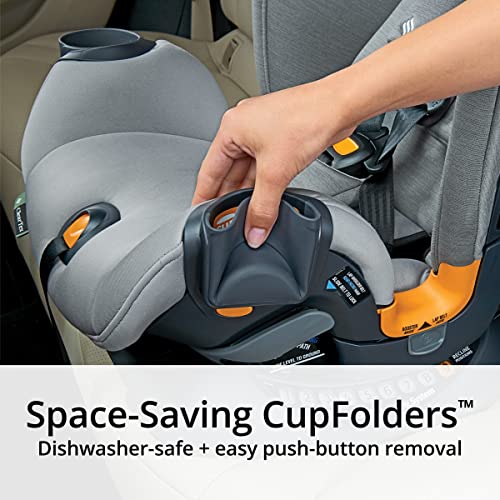 Chicco OneFit™ ClearTex® Slim All-in-One Car Seat, Rear-Facing Seat for Infants 5-40 lbs., Forward-Facing Car Seat 25-65 lbs., Booster 40-100 lbs.