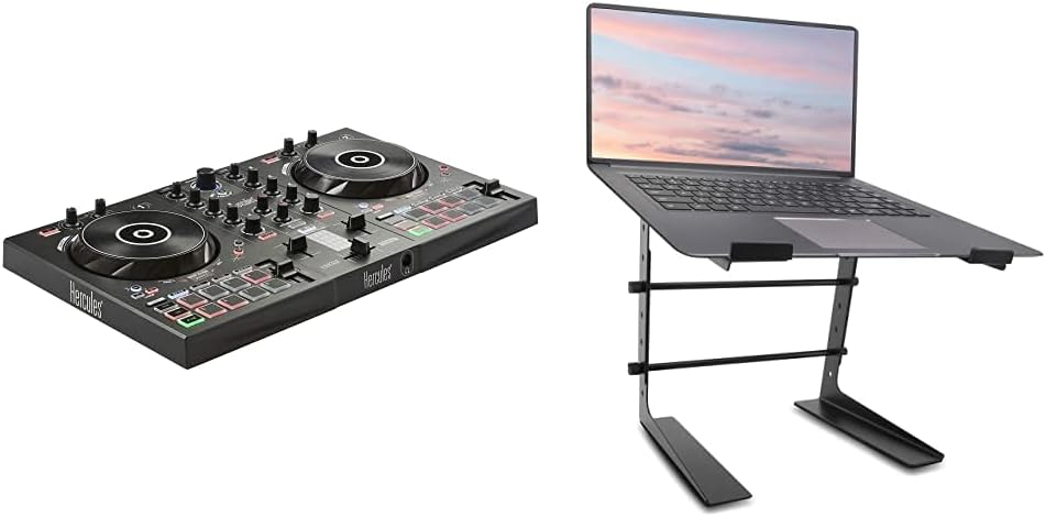Hercules DJ Control Inpulse 300 | 2 Channel USB Controller, with Beatmatch Guide, DJ Academy and Full DJ Software DJUCED Included