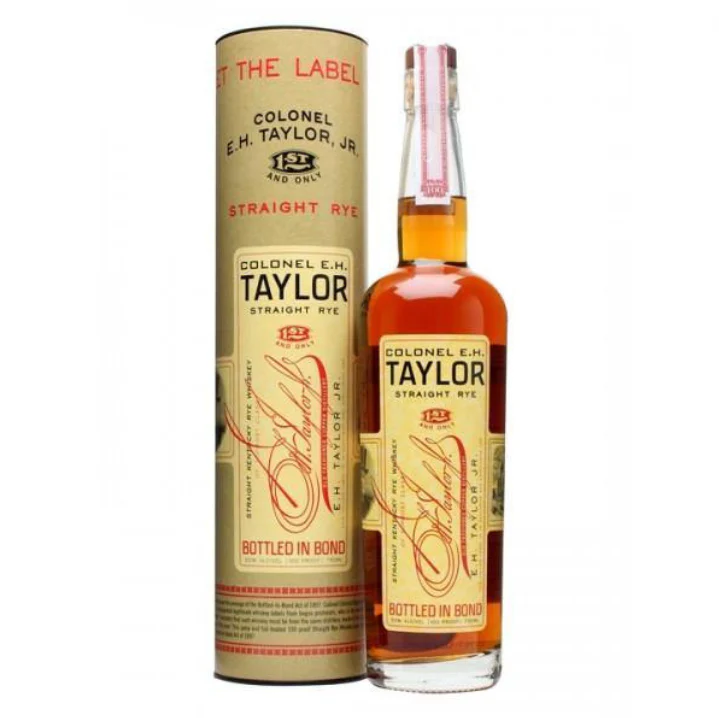 Colonel E.H. Taylor Straight Rye Bottled in Bond Kentucky Straight Rye Whiskey 750ml - Nestor Liquor