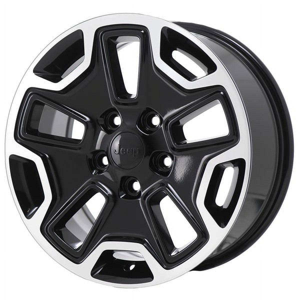 JEEP WRANGLER 2013 - 2019 MACHINED BLACK Factory OEM Wheel Rim (Not Replicas)