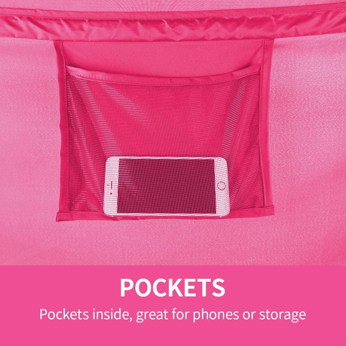 Pink Bed Tent, by Alvantor, Lightweight