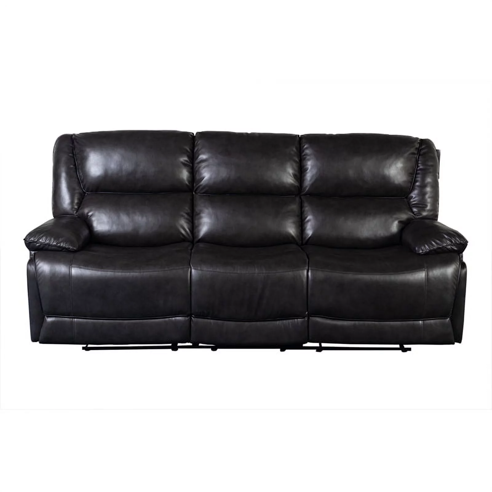 Hawthorne Collections Ennis Reclining Sofa - Black