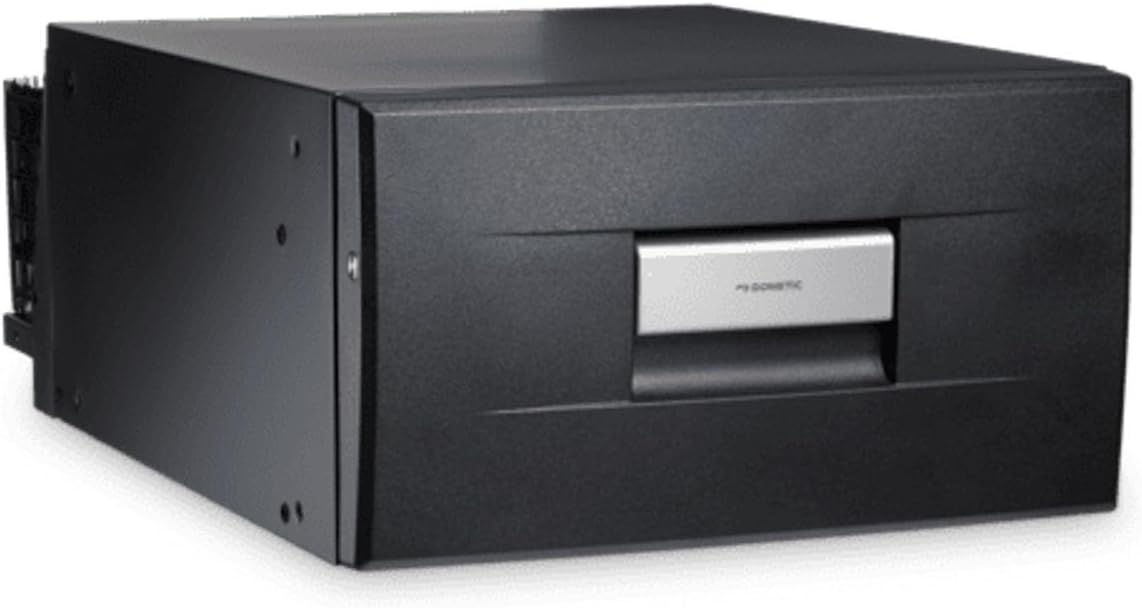 Dometic 9600001127 CoolMatic CD 30 Low-Profile Compressor Refrigerator 1 cu. ft. - Black - Smart Home Appliances