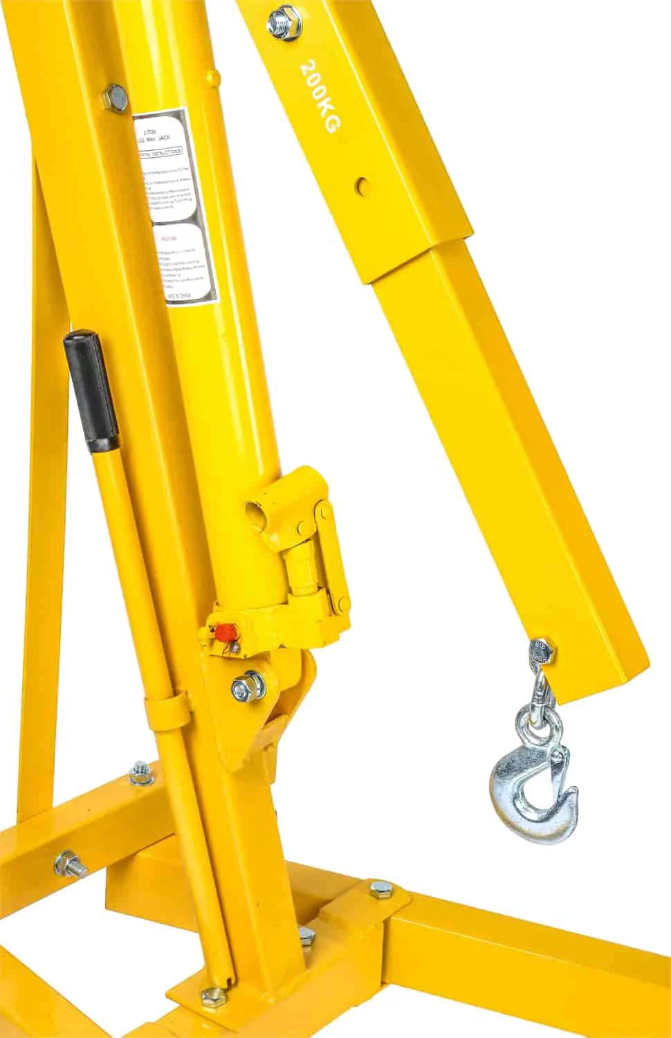 JEGS 81059 1/2-Ton Automotive Shop Crane Boom Operating Range: 29 in. to 44 in. - Radiant Selections