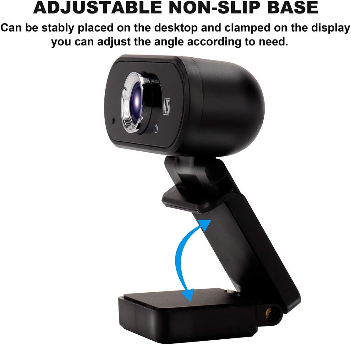 Konnek Stein Webcam HD 1080P Video, Buit-in Microphone, Computer USB Web Cam with Tripod and Privacy Cover, Plug and Play