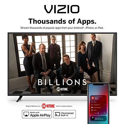VIZIO 24-inch D-Series - Smart TV with Full HD 1080p, Apple AirPlay & Chromecast Built-in (D24f-G1, 2020) (Renewed)