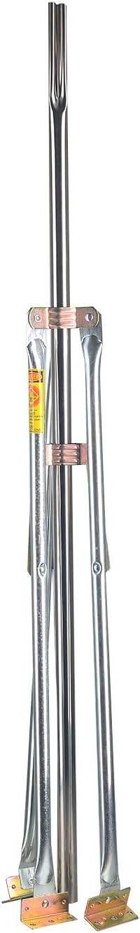 Antenna Tripod TV Antenna Mast Pole，Outdoor Antenna Mount， Heavy Duty Satellite Antenna Bracket That Can Work on Any Roof，with 39.4&rdquo; Mast