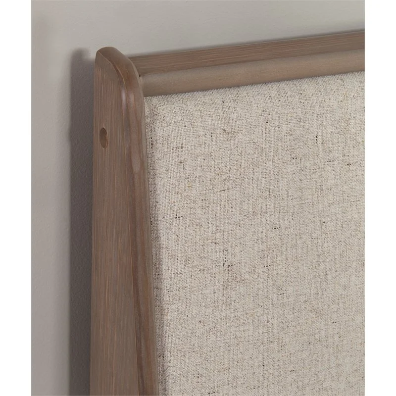 Linon Natasha Wood Corner Nook Dining Set in Brown