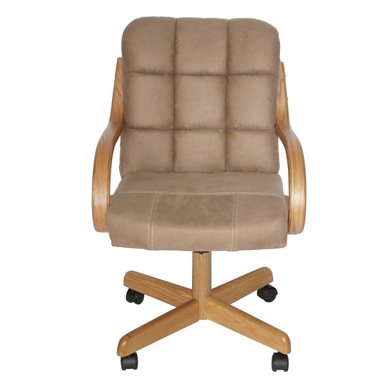 Darby Home Co Huntingburg Mid-Back Dining Caster Chair w/ Arms