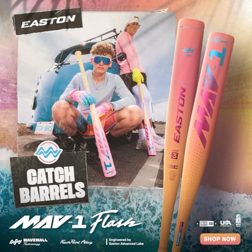 Easton | 2026 | MAV1 Flash Baseball Bat | USA | -11 / -8 Drop | 2 5/8" Barrel | 1 Pc. Alloy