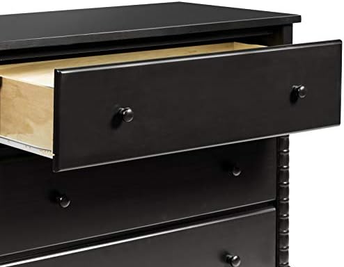 NLIBOOMLife Jenny Lind Spindle 3-Drawer Dresser in Fog Grey