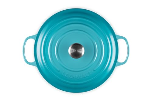 Le Creuset Enameled Cast Iron Signature Round Wide Dutch Oven, 6.75 qt., Cerise