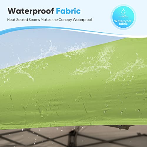 Quictent 6.6'x6.6' Pop up Screened Canopy Tent with Mosquito Netting, Portable Easy up Outdoor Screen House Shelter Fully Sealed for Patio