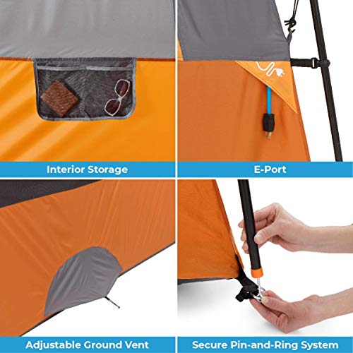 CORE Tent for Family Camping | 10 Person / 11 Person / 12 Person Large Multi Room Cabin Tents for Car Camping & Outdoor Adventures