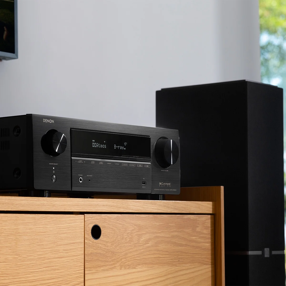 Denon AVRX1800H 7.2 Channel 8K Home Theater Receiver with Dolby Atmos, HEOS Built-In, and Audyssey Room Correction - Radiant Selections