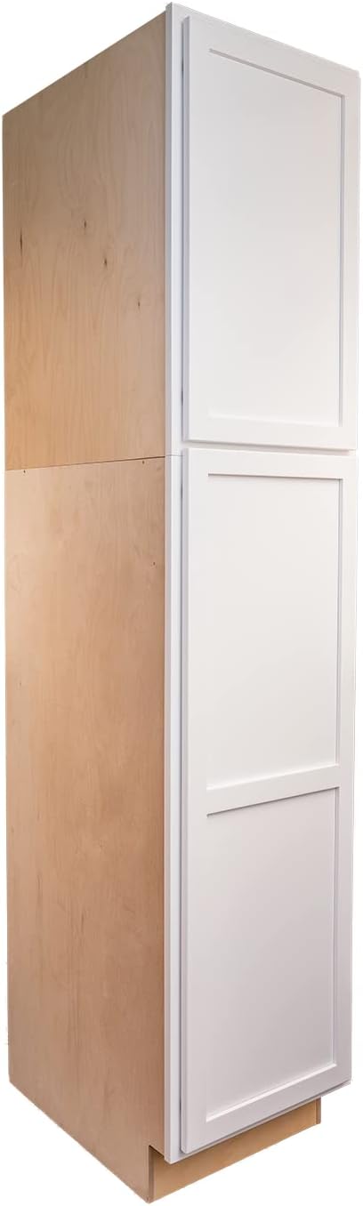 Quicklock RTA (Ready-to-Assemble) | Base Kitchen Cabinets - Shaker Style | 100% Plywood | Made in America | Soft Close Hardware (Pure White