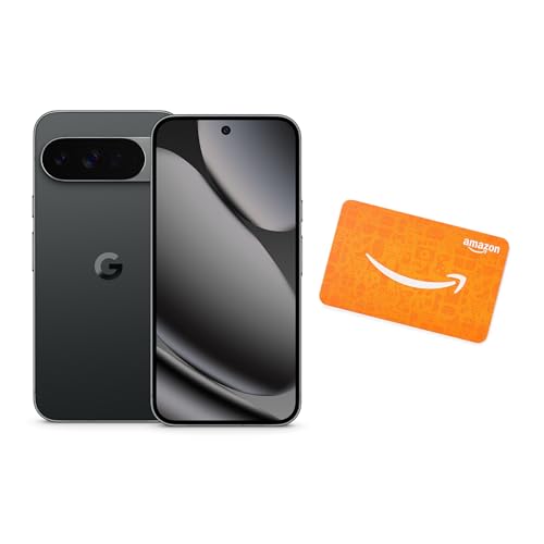 Google Pixel 10 Pro - Obsidian - 128 GB with $200 Amazon Gift Card