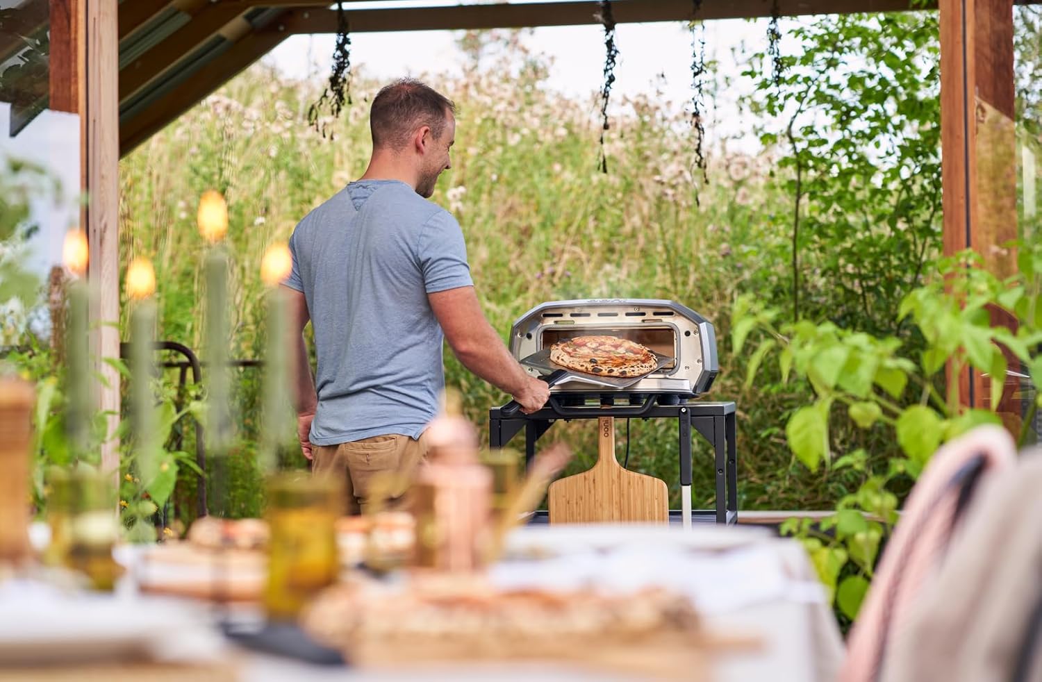 Ooni Volt 12 Electric Pizza Oven - Indoor & Outdoor Versatile Electric Oven, Pizza Cooker with Stone, Indoor and Outdoor Toaster Oven Countertop