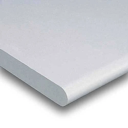 48x22 W x 30x22 D x 1-5/8x22 Thick, Plastic Laminate Safety Edge Workbench Top, Light Gray