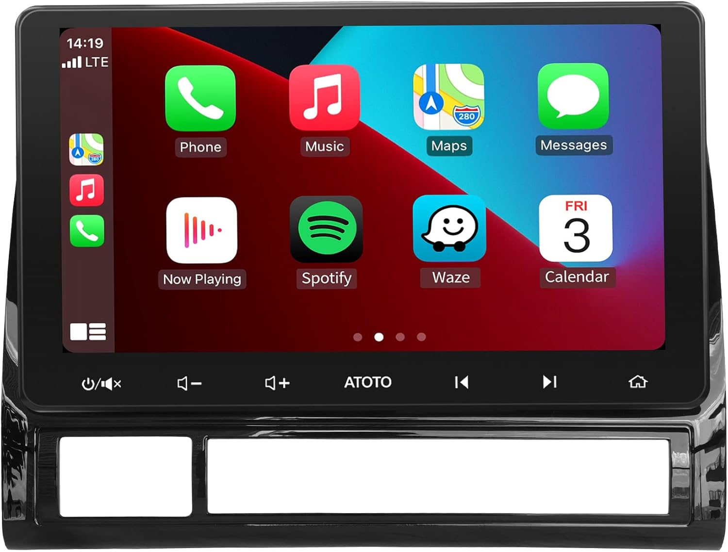 ATOTO A6 PF Android Double Din Car Stereo, Compatible with Toyota Tacoma 2005-2015, Wireless CarPlay & Android Auto, 9inch IPS Display
