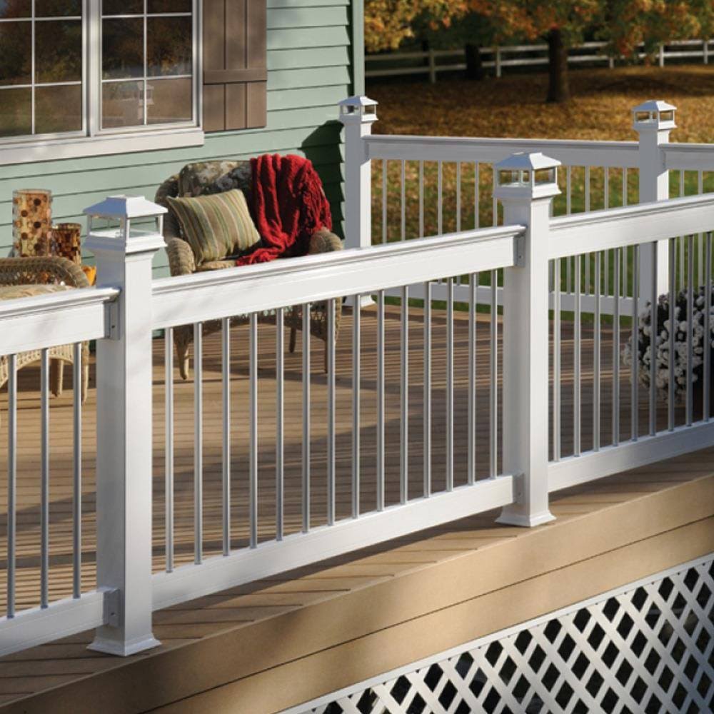 Deckorators ALX Pro 2x4 Aluminum Cap Rail Kit - White - 8 ft