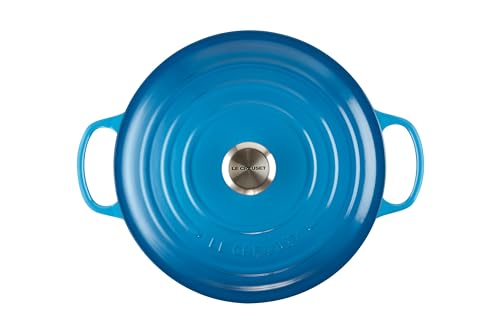 Le Creuset Enameled Cast Iron Signature Round Dutch Oven, 5.5 qt., Cerise